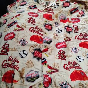 St. Louis Cardinals Themed Short Sleeve Shirt
